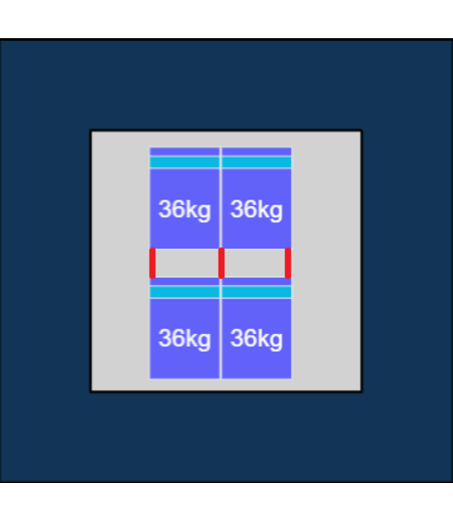 Blubase Blubase Connect Montageset - Voor 2  panelen Portrait
