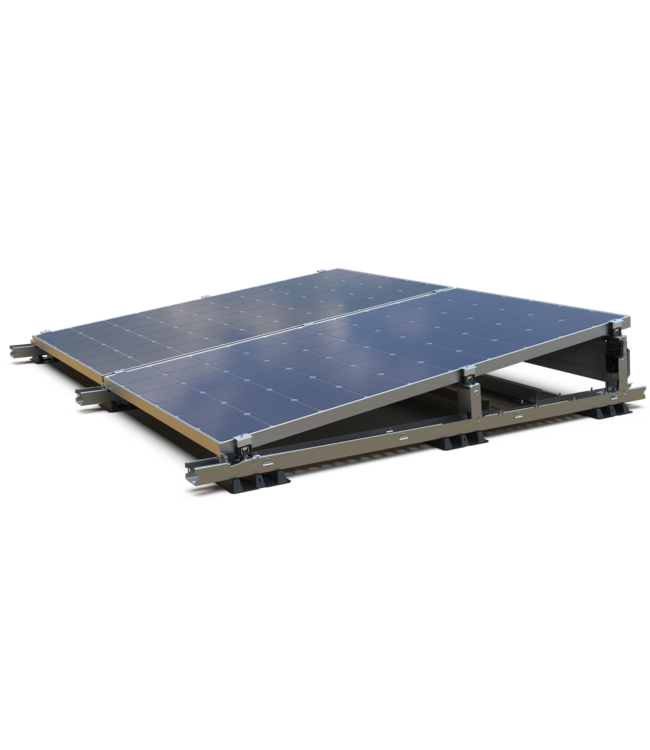 Blubase Blubase Connect Montageset - Voor 2  panelen Portrait