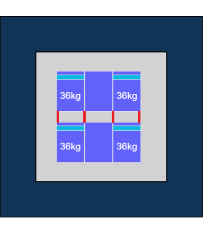 Blubase Blubase Connect Montageset - Voor 3  panelen Portrait