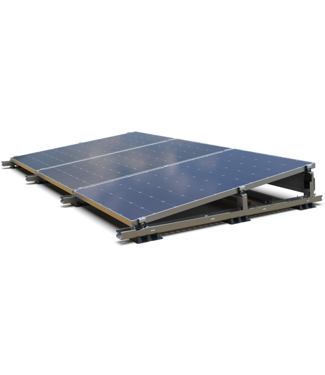 Blubase Blubase Connect Montageset - Voor 3  panelen Portrait