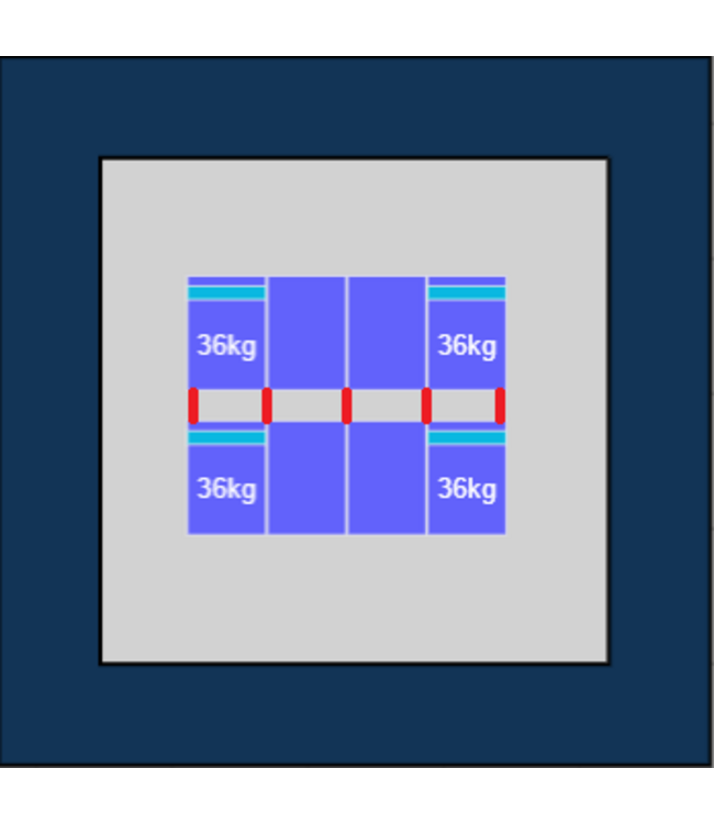 Blubase Blubase Connect Montageset - Voor 4  panelen Portrait