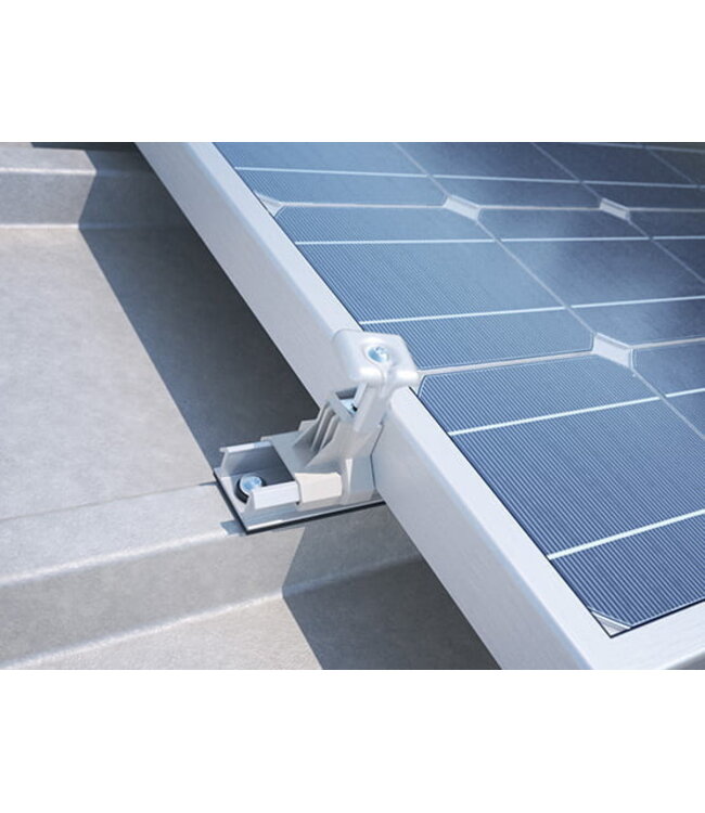 Clickfit 10 Panelen Landscape - Verticale opstelling - Clickfit Evo Montageset zonnepanelen voor staaldak