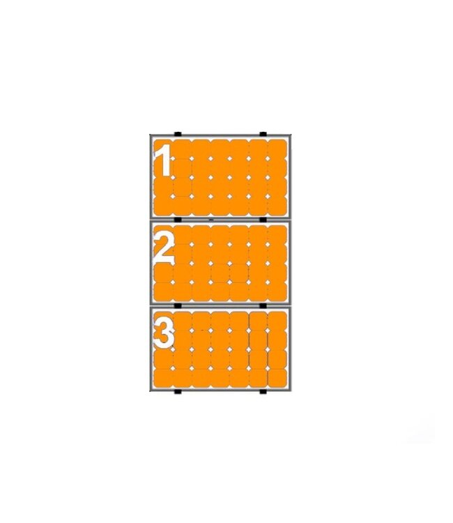 Clickfit 3 Panelen Landscape - Clickfit Evo Zwart Montageset zonnepanelen voor pannendak
