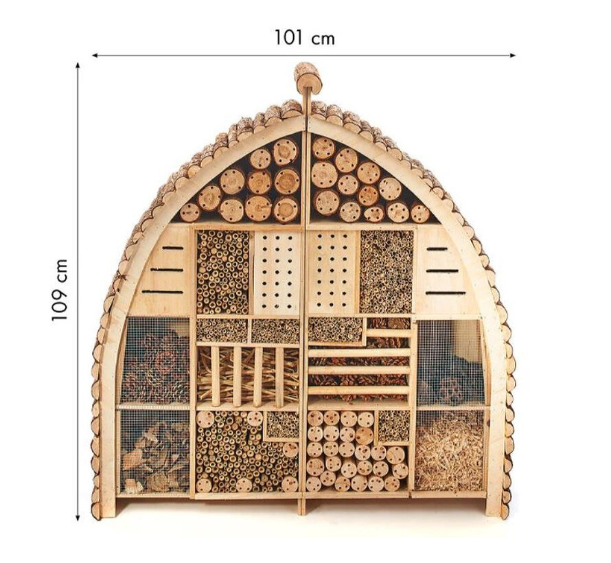 Bird Home Insecten Hotel Giant 103x22,5x110 links+rechts