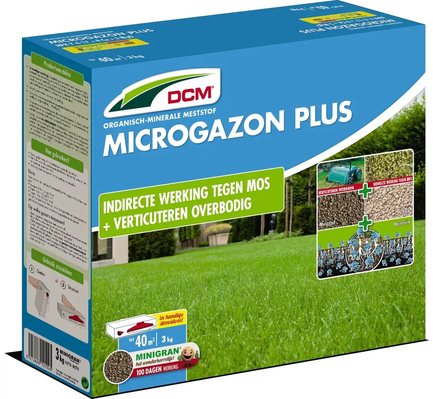 DCM Micro Gazon Plus 3 kg 5 in 1