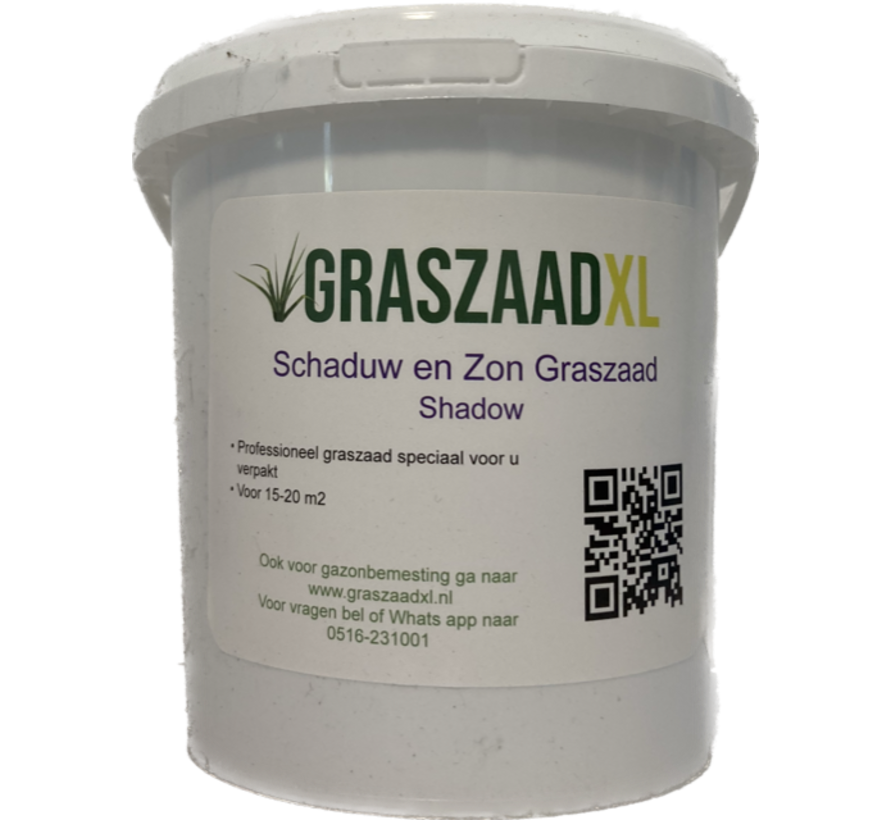 Graszaadxl graszaad schaduw en zon < 25 m²