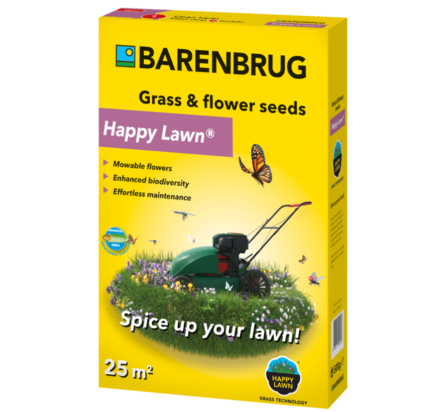 Barenbrug Happy Lawn Grass & Flower Seeds