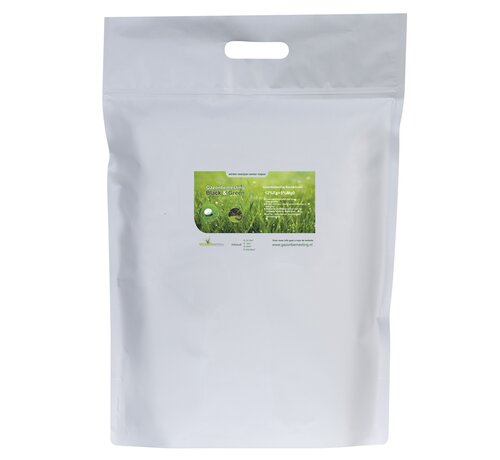 Gazonbemesting Black & Green ijzer indirecte tegen mos in stevige hersluitbare stazak