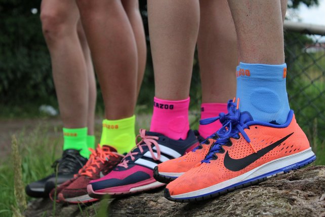 Herzog PRO Compressie Enkelsokken blauw