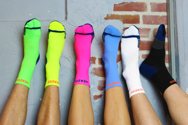 Herzog PRO Compressie Enkelsokken roze