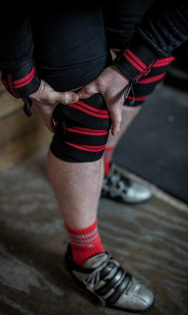 Harbinger Red Line Knee wraps