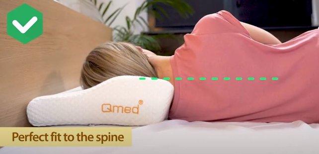 Qmed Ergo Traagschuim Hoofdkussen Qmed Ergo Traagschuim Hoofdkussen