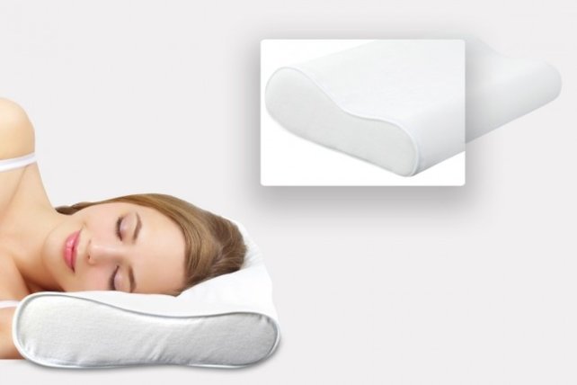 Reh4Clinic Orthopedisch hoofdkussen met memory foam Reh4Clinic Orthopedisch hoofdkussen met memory foam