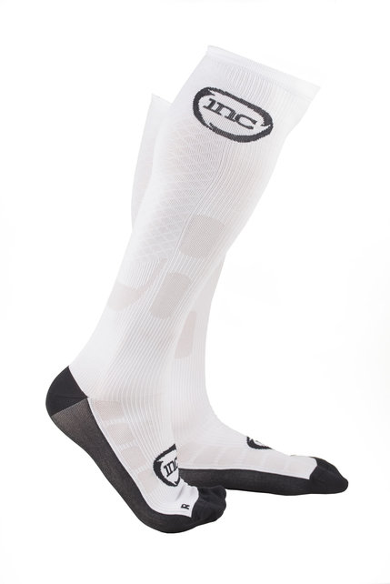 INC Competition Compressiekousen - Wit / Zwart INC Competition Compressiekousen - Wit / Zwart