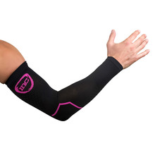 INC PRO Compressie Arm Sleeves - Zwart / Roze