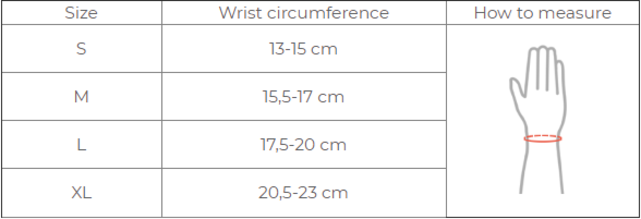Reh4Classic Polsbrace met uitneembare spalk Reh4Classic Polsbrace met uitneembare spalk