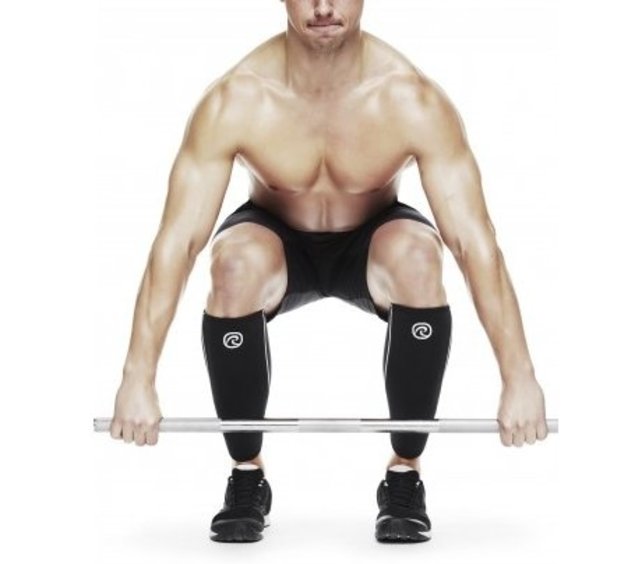 Rehband RX Shin & Calf sleeve - Zwart