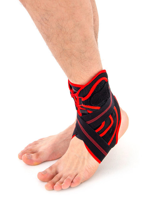 Reh4Sport Lichtgewicht Enkelbrace met baleinen en straps