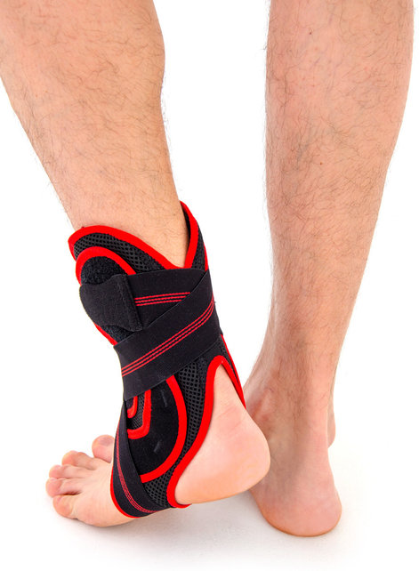 Reh4Sport Lichtgewicht Enkelbrace met baleinen en straps