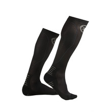 PRO Compressiekousen zwart / grijs