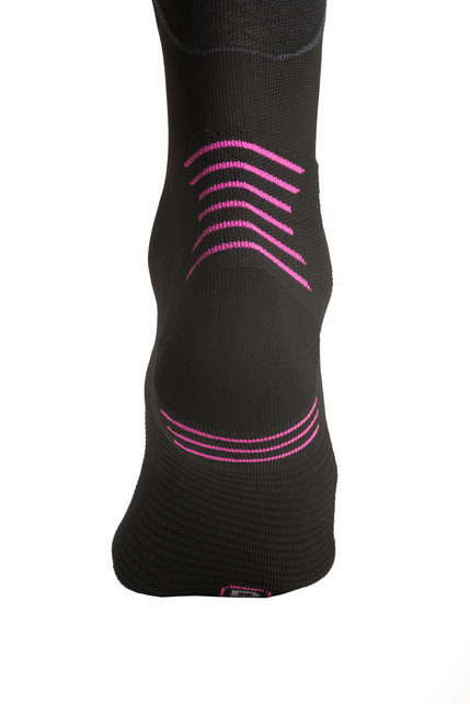 INC PRO Compressiekousen zwart / roze