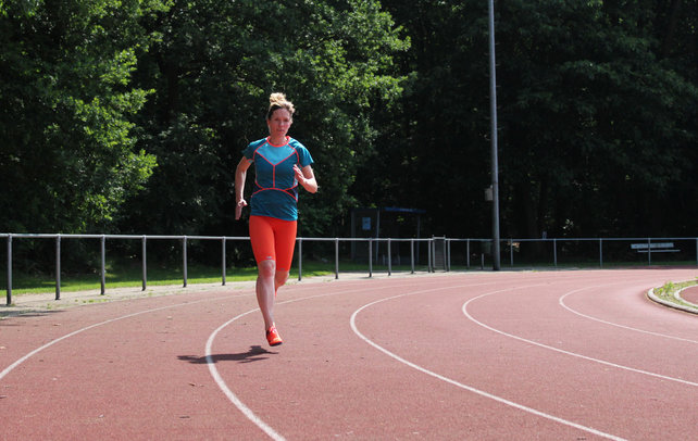 Herzog PRO Sport Compressiebroek - oranje