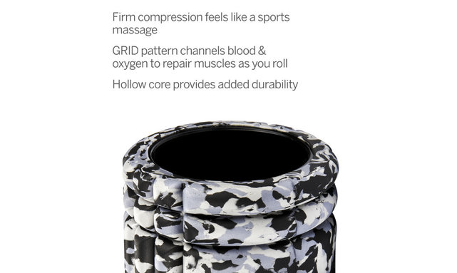 Triggerpoint Foam Roller the Grid - Camo grijs