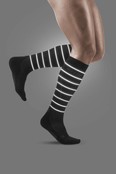 CEP Reflectie Compressiekousen - zwart