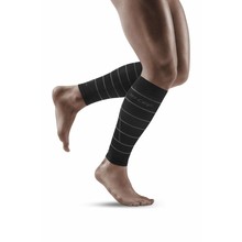 Reflectie calf sleeves - zwart