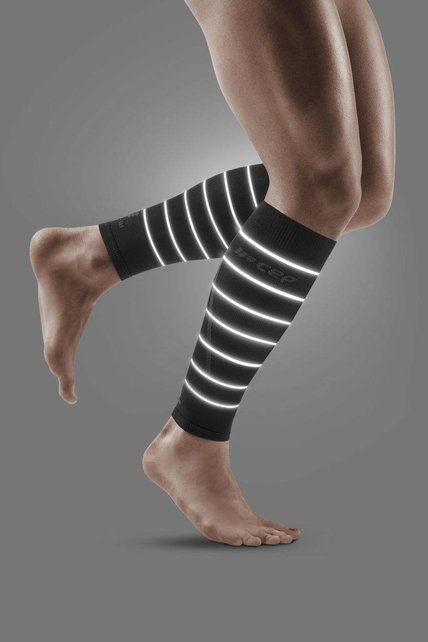 CEP Reflectie calf sleeves - zwart