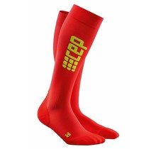 CEP Pro run ultralight compressiekousen - rood/groen