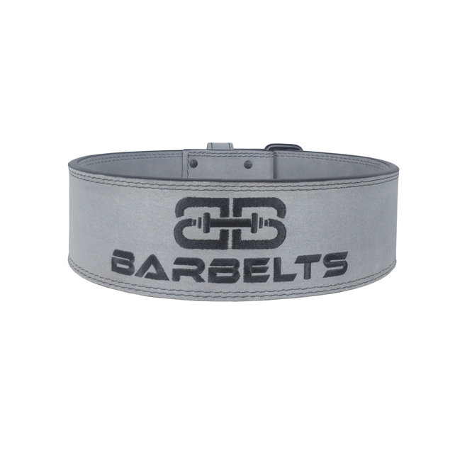 Barbelts Powerlift riem 10mm grijs