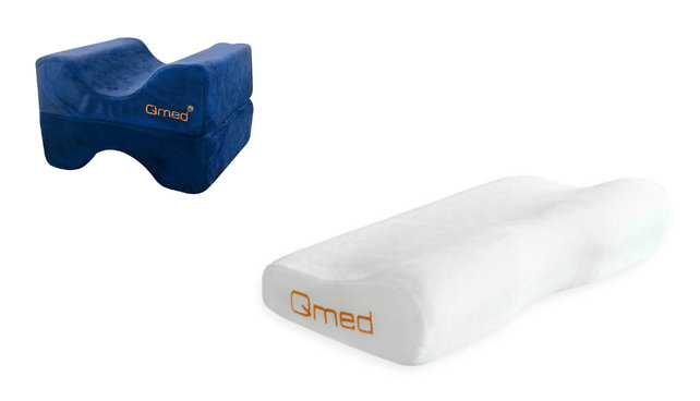 Qmed Orthopedisch Kussen Combi - Hoofdkussen + Kniekussen