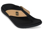 Spenco Slippers Yumi Pure dames - Black/Tan Spenco Slippers Yumi Pure dames - Black/Tan