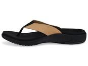 Spenco Slippers Yumi Pure dames - Black/Tan Spenco Slippers Yumi Pure dames - Black/Tan