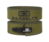 Barbelts Lever belt 10mm Groen - Powerlift riem