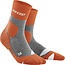 CEP CEP Hiking Merino Mid Cut Compressiesokken - Oranje/Grijs