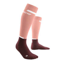 CEP Compressiekousen The Run - Rose/Rood