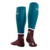 CEP Compressiekousen The Run - Petrol/Rood