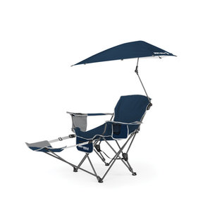 Verstelbare Camping/Strandstoel met Parasol