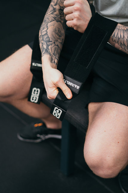 Barbelts Wrist wraps - zwart - 50cm Barbelts Wrist wraps - zwart - 50cm