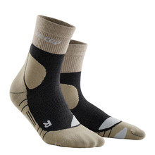 Hiking Merino Mid Cut Compressiesokken - Sand