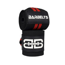 Wrist wraps - extreme - zwart/rood - 68cm