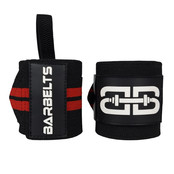 Barbelts Wrist wraps - extreme - zwart/rood - 68cm