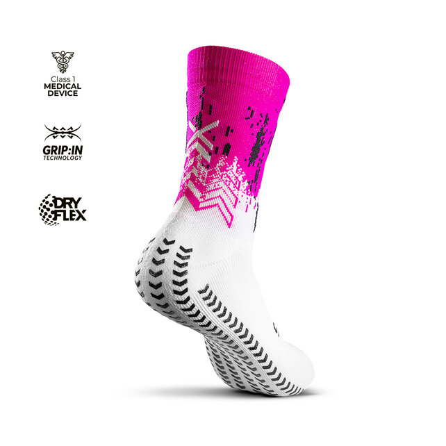 GEARXPro SOXPro - Padel - Wit/Roze GEARXPro SOXPro - Padel - Wit/Roze