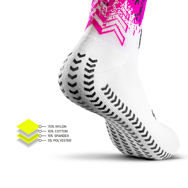 GEARXPro SOXPro - Padel - Wit/Roze GEARXPro SOXPro - Padel - Wit/Roze