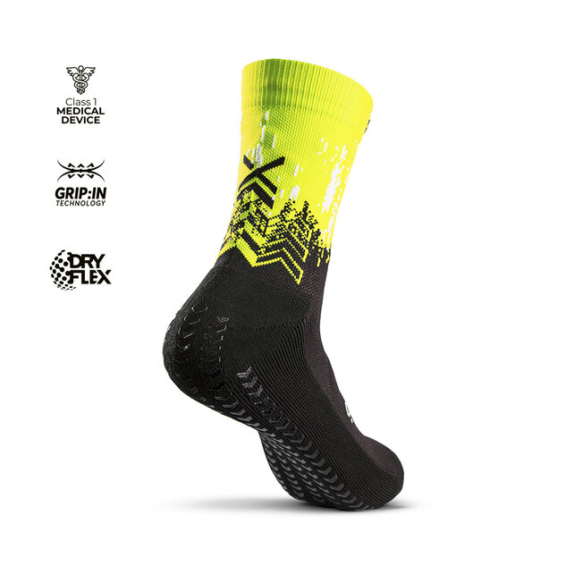 GEARXPro SOXPro - Padel - Zwart/Geel GEARXPro SOXPro - Padel - Zwart/Geel