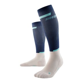 Compressiekousen The Run - Blauw/Wit