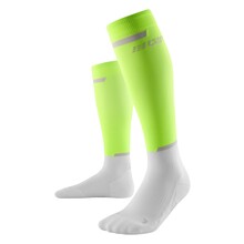 Compressiekousen The Run - Groen/wit