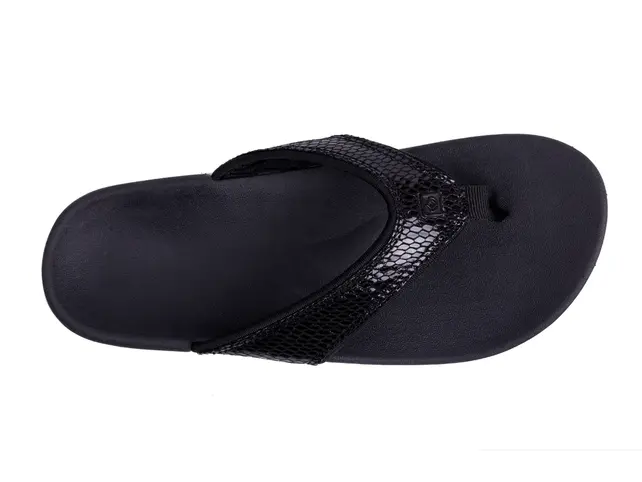 Spenco Slippers Yumi 2 dames - Gecko zwart